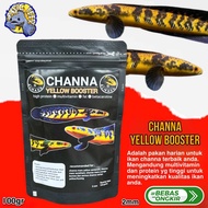 CHANNA YELLOW BOOSTER | setara pelet premium 88 | pelet ikan channa maru yellow sentarum | pakan