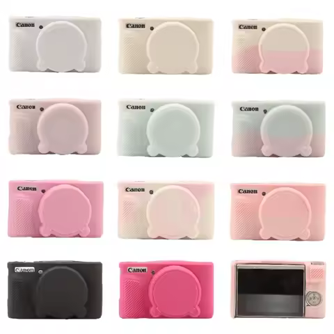 Soft Silicone Case Camera Bag Skin For Canon PowerShot SX730 SX740 SX740HS Rubber Camera case Cover
