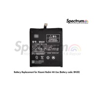 Battery Replacement for RM 4A Use (Battery code: BN30)