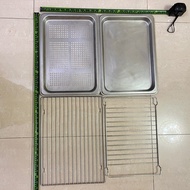 Sharp 聲寶R-1340R及Rasonic 樂信牌RSG-38B蒸氣焗爐不鏽鋼蒸盤及蒸架