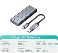 ORICO 20gpbs/40gbps NVMe bao vây với quạt tản nhiệt 8TB pcie4.0 tương thích Thunderbolt 3/4 cho Mac