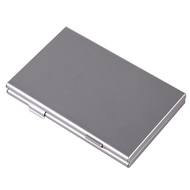 Memory Card Holder Portable Container Holder Organizer Aluminum Silver Accessories for SD TF Memory Cards