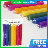 Colored Candle Indoor Decorative Candle Mood Candle Rainbow Accessory 7 Colors