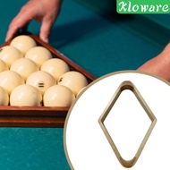 [Kloware] Billiard Pool Ball Rack 9 Ball Diamond Smooth, Wooden, Billiard Supplies Pool Table Access