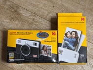 KODAK Mini Shot 2 Retro 即影即印相機連相紙（不議價）