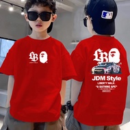【220G 100%Cotton】 NELLY Cool Kids T Shirt For Boys 3yrs-14yrs Baju Budak Lelaki Full Cotton Super Fa