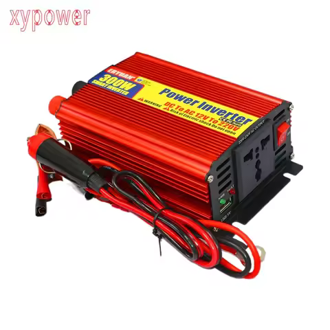 CN DC 12V 24V 48V 60V 72V To AC110V AC220V 500W 600W 650W Inverter Corrected Chordal Wave Transforme
