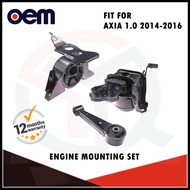 PERODUA AXIA 1.0 2014-2016 (AUTO) ENGINE MOUNTING SET (3 PIECE) (12 MONTHS WARRANTY)