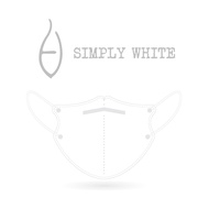 CSD中衛 - 醫療口罩-成人立體-3D Simply white 全白 (30片/盒)