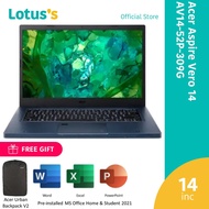 Acer Aspire Vero 14 AV14-52P-309G Laptop Blue (i3-1315U, 8GB, 512GB SSD, Windows 11, Home & Student)