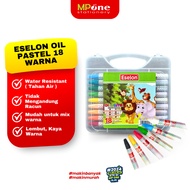 Echelon Oil Pastel 18 Colors Children's Crayons in 18 Colors Echelon