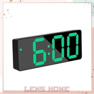 Sound Control Digital LED Mirror Clock Table Clock Alarm Clock LED Clock Digital Jam Digital Jam Mej