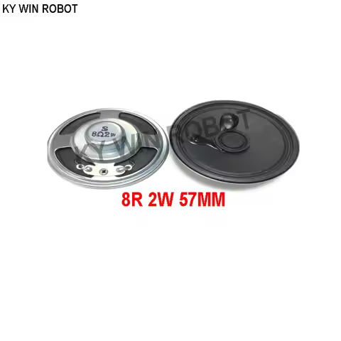 2pcs/lot New Ultra-thin speaker 8 ohms 2 watt 2W 8R speaker Diameter 57MM 5.7CM thickness 13MM