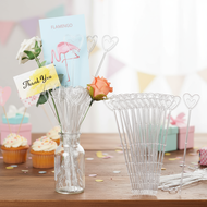 Flower Basket Card Clip, Decal Pin, 30cm, 40cm, White, For Bags and Vases  Klip Kad Bakul Bunga, Pin