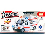 READY STOCK 89-1188B STORM RESCUE FORCE TOY AMBULANCE TOYS FOR KIDS