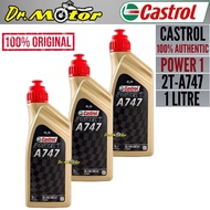 Castrol A747 2T 1 Liter R40 4T power 1 Racing for circuit Engine oil Minyak Engin Enjin High Speed R