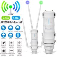 AC1200 Dual-Band พลังงานสูงกลางแจ้งไร้สาย AP/ช่วง Extender/เราเตอร์ที่มี PoE และเสาอากาศกำไรสูง