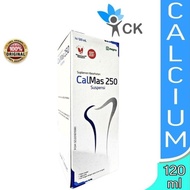 CALMAS 250 / 400 SYRUP 120 ML / TABLET HISAP BOX suplemen kalsium dan