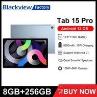 【In Selangor】Blackview Tab 15 Pro 10.5'' FHD+ Display Tablet 8GB 256GB Android 12 8280mAh Portable PC 13MP Camera Octa Core Pad Dual 4G