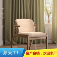 Wabi-Sabi Style Solid Wood Dining Chair for Homestays, Hotels, Study Rooms, Living Rooms, New Chines