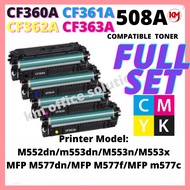 508A CF360A CF361A CF362A CF363A Compatible HP Laser Jet M552 M552dn M553 M553dn M553n M553x M577