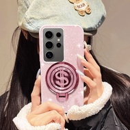 YBD Phone Case For Samsung Galaxy S23 S24 S25 Plus S23 S24 S25 Ultra S23 S24 FE S23+ S24+ S25+ Rotat