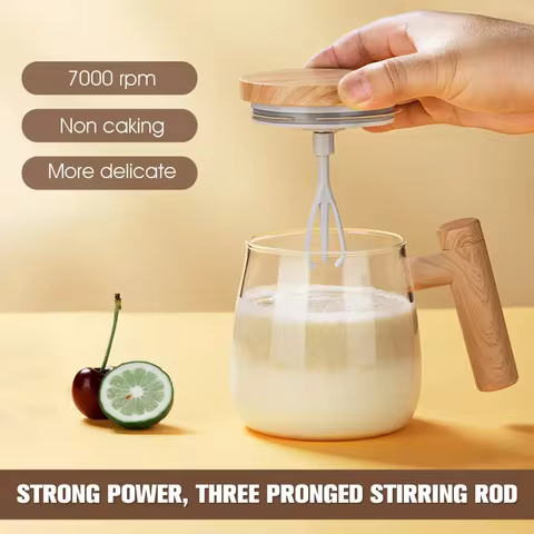 400ML Automatic Stirring Cup Mug Rechargeable Portable Coffee Electric Stirring Rotating Magnetic Ho
