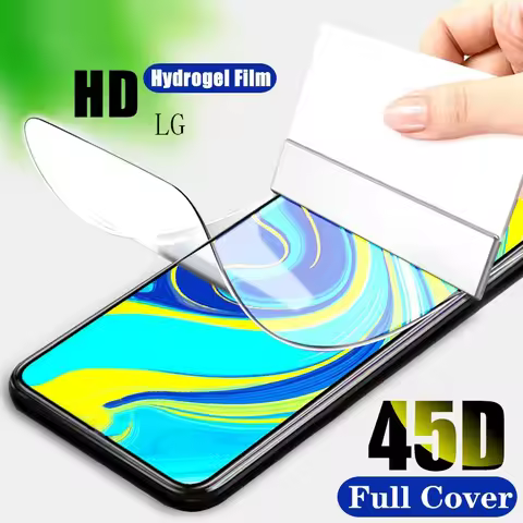 Hydrogel Film for LG G8X G8S G8 ThinQ G7 Fit G6 Plus 9H HD Screen Protector for LG G7 One G7 ThinQ K