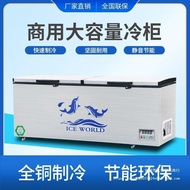 W-8 Ogna Ice Cream Refrigerator Ice Cream Freezer Frozen Refrigerated Freezer Frozen Large Capacity Freezer Rectangular
