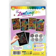 SCA-30(4) SCRATCH ART ZENTANGLE PACK OF 4-BIRD