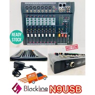 blackline n9usb 9channel compact mixer