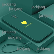 เคส Samsung J7PRO กรอบนิ่มลาย Love โทรศัพท์มือถือกันกระแทกสายห้อยเคสโทรศัพท์