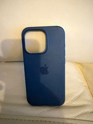 Apple 15 pro iPhone silicone case官方藍