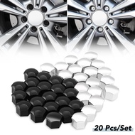 น็อตล้อรถยนต์20ชิ้นฝาครอบฮับสกรู17มม. สำหรับ Peugeot 3008 5008 408 2008 308 508สำหรับ Citroen C4 C5 C6 C4L กระบองเพชร DS4 DS5L