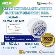 Direct Thermal Sticker 50 x 30 BLUEPRINT Sticker Label 50x30 mm 1 Roll