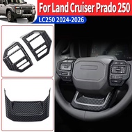 For Toyota Land Cruiser Prado 250 LC250 J250 2024 2025 2026 Steering Wheel Decoration paster,Interio