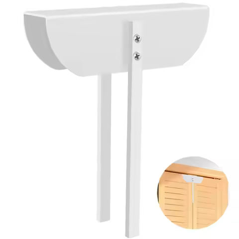 A29M-Metal Bifold Door Lock, Bi-Fold Door Lock Installation-Free, Lock For Bifold Closet Doors Secur