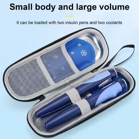 Insulin Cooler Travel Case Diabetic Medication Storage Bag Insulated Cool Organizer for Insulin Pen