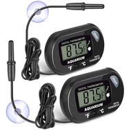2-Pack Aquarium Thermometer, Fish Tank Thermometer, AikTryee Water Thermometer with 3.3ft Cord Fahre
