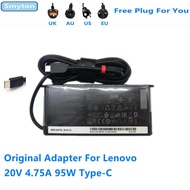 Original ADLX95YLC3A 95W AC Adapter Charger For Lenovo 20V 4.75A 15V 3A 9V 3A 5V 3A Type-C YOGA X380