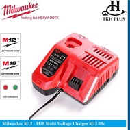 MILWAUKEE M12 - M18 MULTI VOLTAGE RAPID FAST CHARGER (M12-18FC)