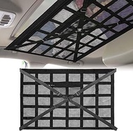 Car Luggage Net, 78 x 53 cm, Universal Car Roof Luggage Net Blanket, with Adjustable Cross Straps, I