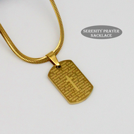 ( GnG ) Prayer Embraced Pendant 18k Gold Plated Necklace For Accesories High Quality Gold Plated Necklace