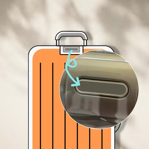 For Rimowa Luggage Sticker Luggage Accessories Original Metal Suitcase Sticker Exquisite Label Stick