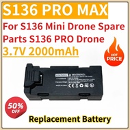 New Replacement Battery 3.7V 2000mAh S136 PRO MAX for S136 Mini Drone Spare Parts S136 PRO Drone Bat