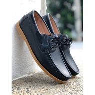 [READY STOCKS] LOAFER TIMBERLAND BLACK GUMSOLE NEW