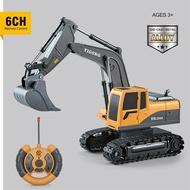 【Duffy toys】2.4G Mobil Remote Control Besar Excavator /Excavator Remote Control/Model Paduan Simulas