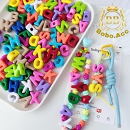 AZ Letter Beads 3D Alphabet Beads Phone Strap Material (1 PCS)