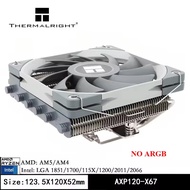 Thermalright | Thermalright AXP-120 X67 BLACK&WHITE ARGB CPU Air Cooler HTCP/Low Profile CPU Cooler 