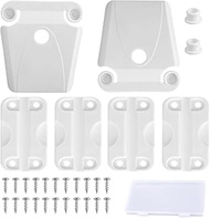 Cooler Hinges Replacement Kit Compatible with Igloo, 4 Cooler Hinge and 2 Latch and 22 Screws, Repai